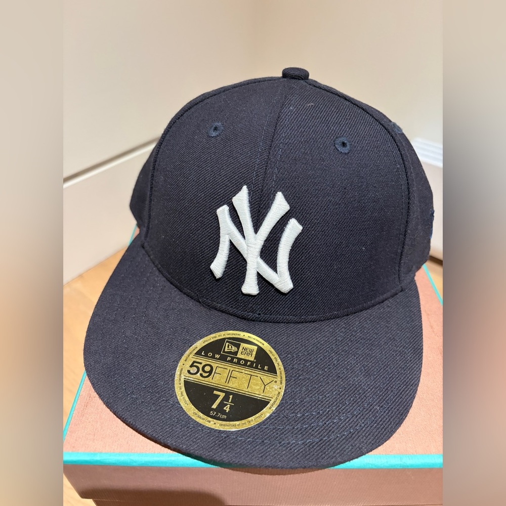 Kith Navy Baseball Cap with White NY Emblem